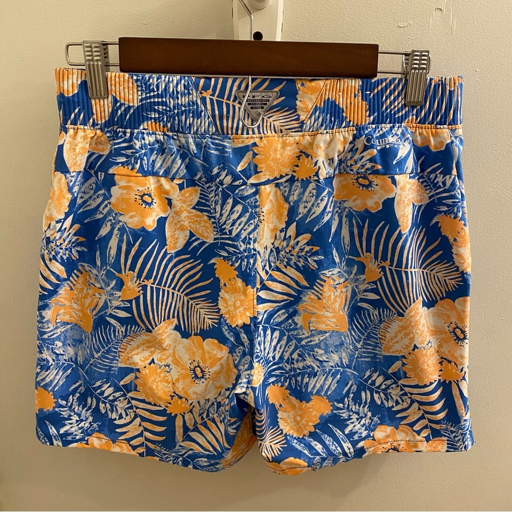 Columbia PFG Floral Shorts Size Small - Picture 3 of 5